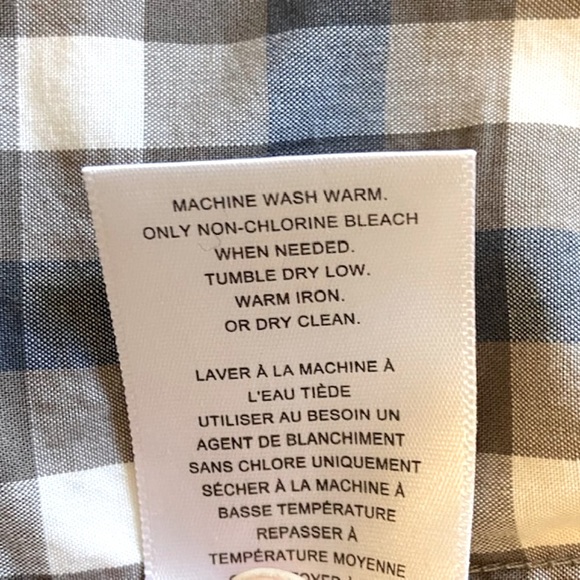 Banana Republic Soft Wash Cotton Plaid Button Down Shirt - Picture 8 of 9
